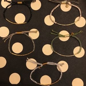 gorjana Power Gemstone adjustable bracelets